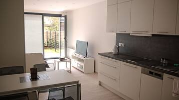 Premium Apartment, Terrace, Garden View | Living area | Smart TV, Netflix