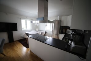 Apartment, Sea View | Private kitchen