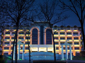 Front of property – evening/night