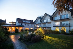 Front of property - evening/night