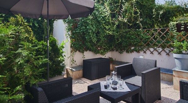 Comfort Apartment, 1 Bedroom, Terrace, Garden Area | Terrace/patio