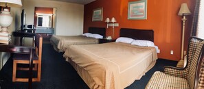 Double Room, 2 Queen Beds, Smoking | Individually furnished, desk, blackout drapes, free WiFi