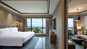 Ropa de cama hipoalergénica y minibar