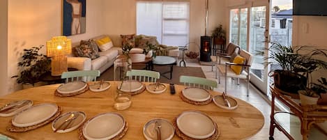 Beach House Self Catering | Living area | Flat-screen TV