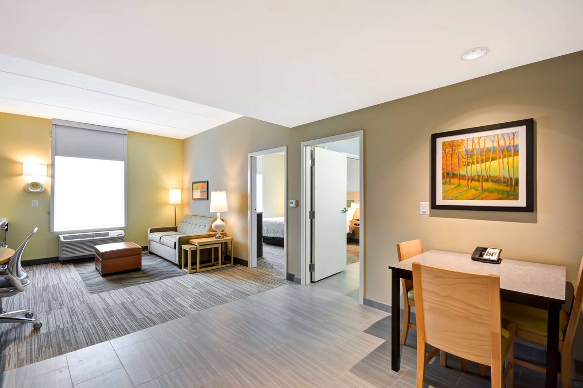 in-room safe, desk, blackout curtains, iron/ironing board