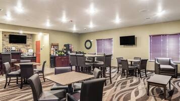 Free daily self-service breakfast