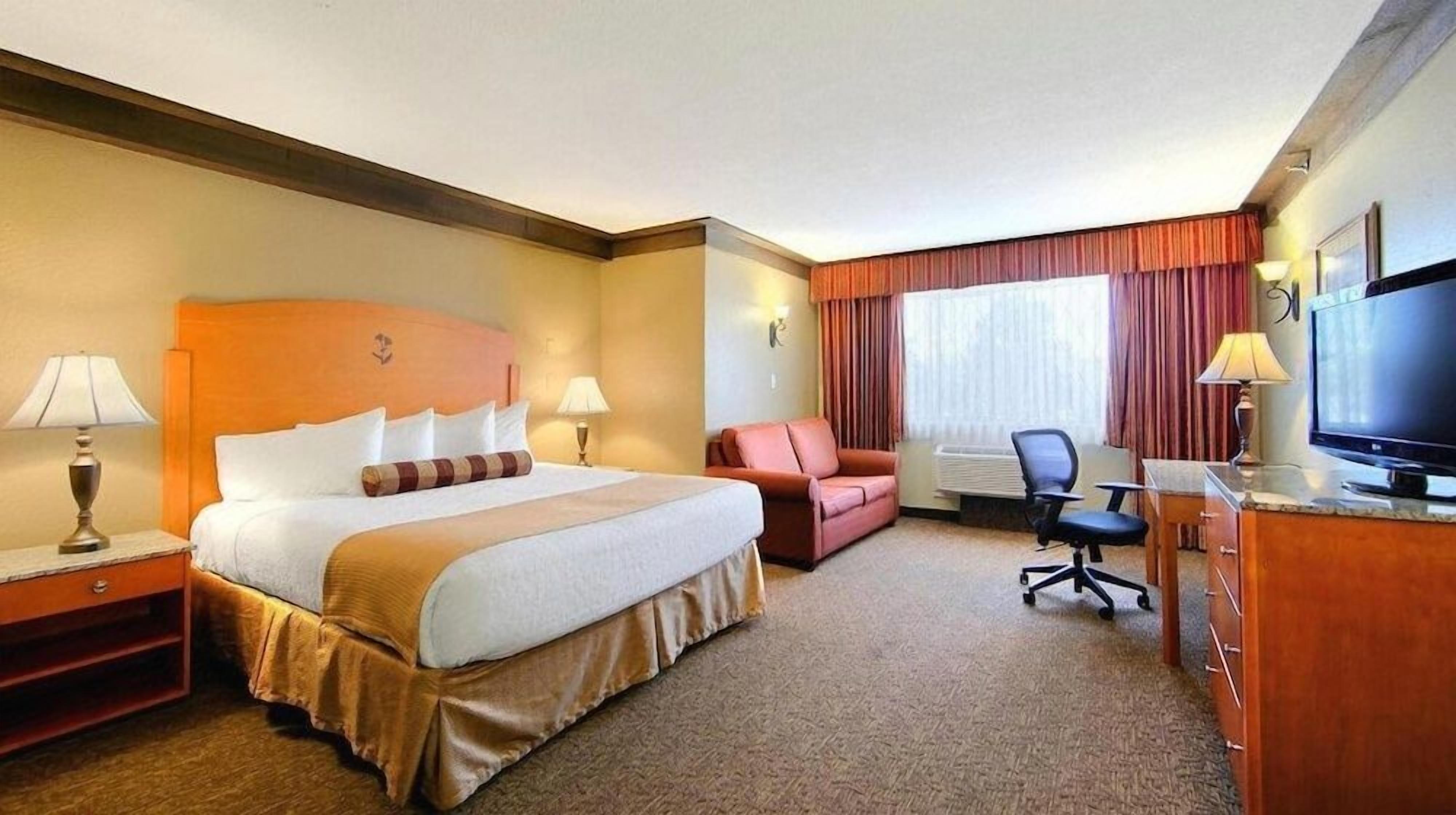 In-room safe, desk, blackout drapes, iron/ironing board