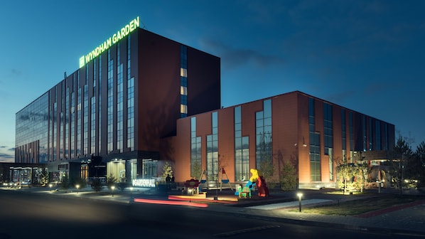 Front of property – evening/night