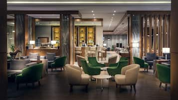 Lobby lounge, garden views, open daily