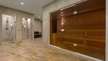 Sauna, steam room, Turkish bath, massage/treatment rooms