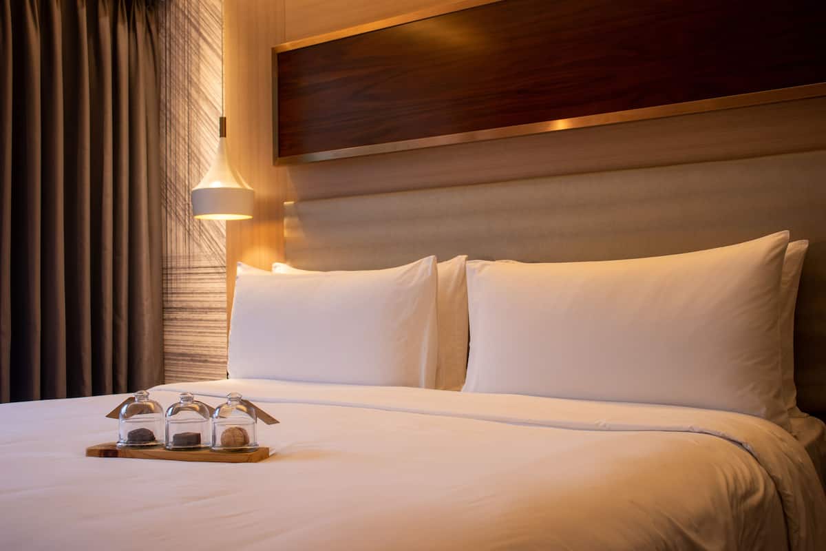 classic room, 1 king bed, non smoking | 1 bedroom, premium bedding, minibar, in-room safe