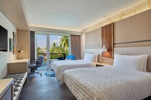 Classic Room, 2 Queen Beds, Balcony | Premium bedding, minibar, in-room safe, individually decorated