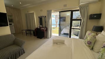 Egyptian cotton sheets, premium bedding, Tempur-Pedic beds, minibar