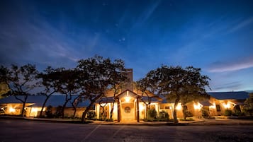 Front of property - evening/night