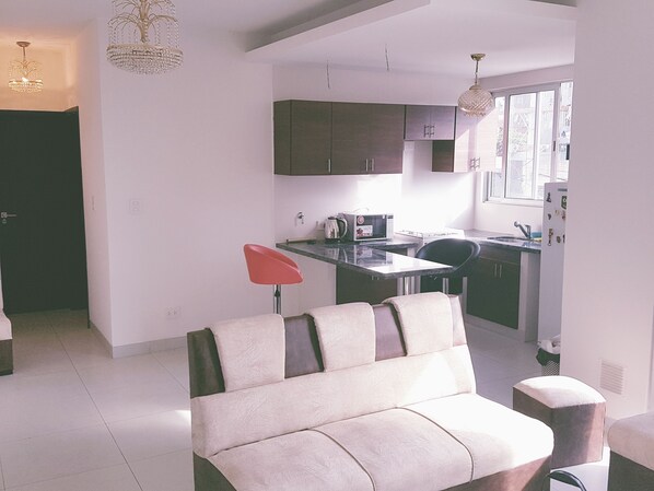 Living area - Apartamento Irala (Santa Cruz)