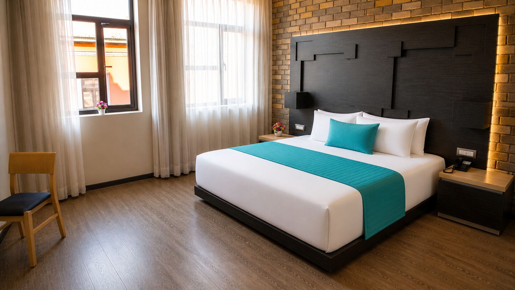 Suite, 1 cama de matrimonio grande, bañera de hidromasaje | Ropa de cama de alta calidad, caja fuerte, escritorio