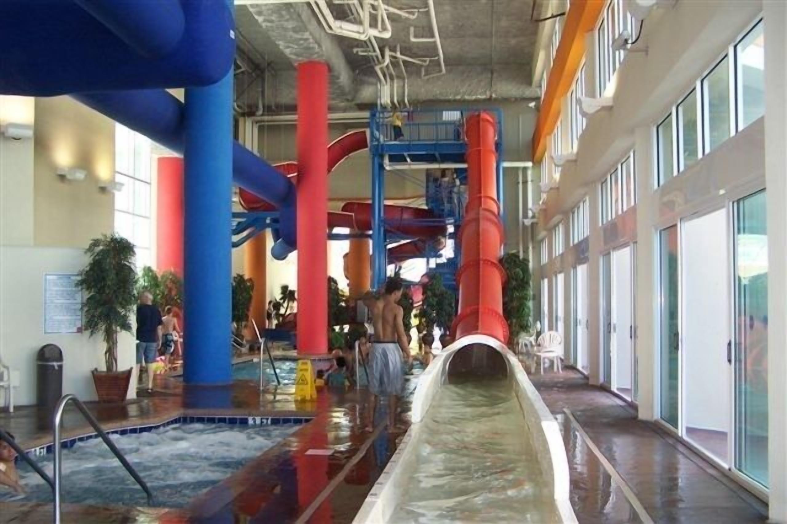 Indoor pool, outdoor pool