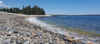 Quiet location. Home is 1/2 a mile to Seawall Beach and 3 miles to town center.