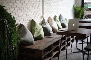 Sala de estar en el lobby