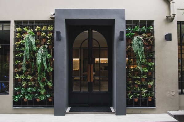 Entrada de la propiedad