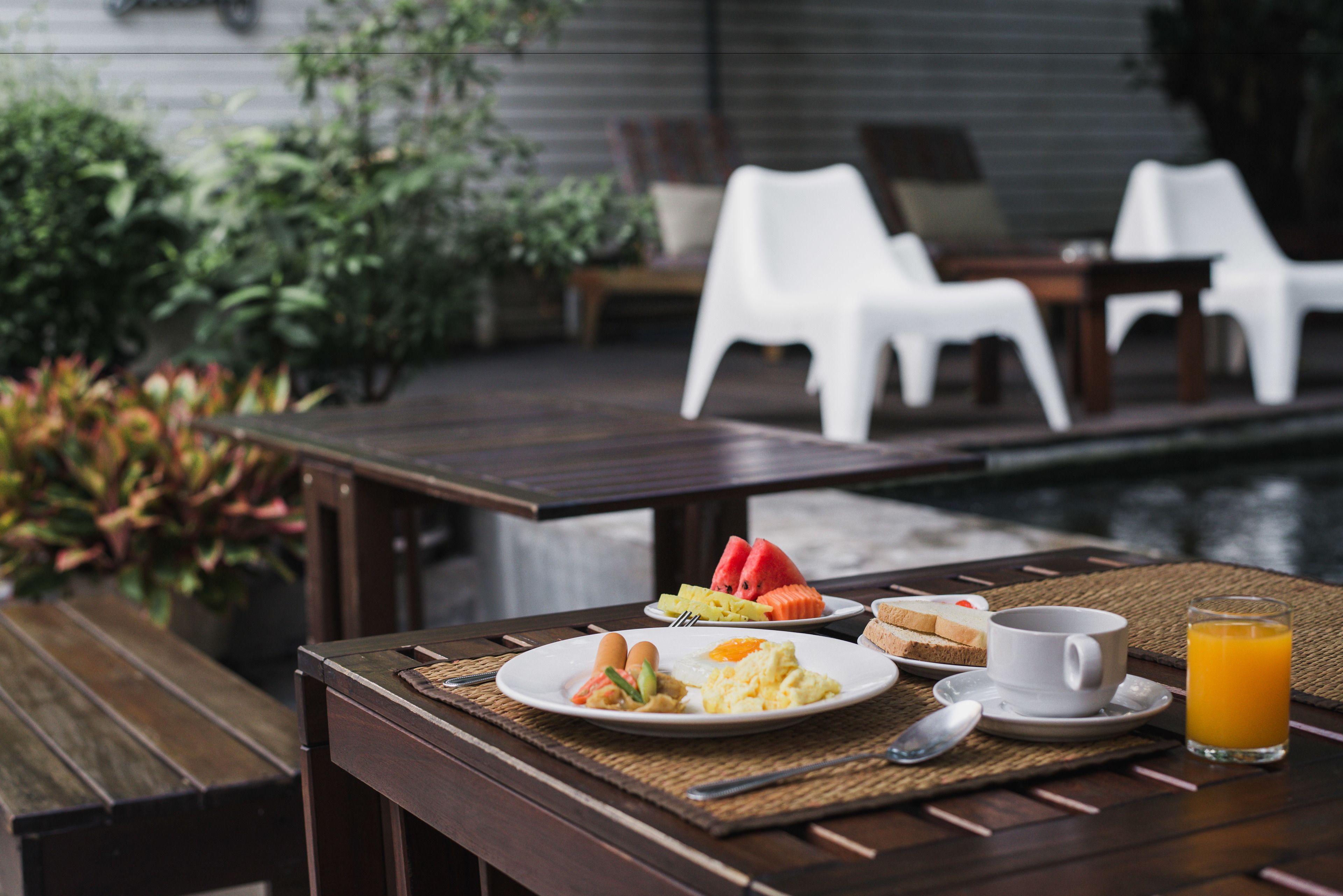 Tägliches Frühstücksbuffet (200 THB pro Person)