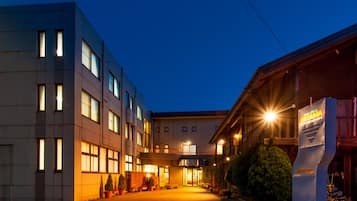 Front of property - evening/night