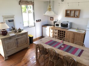 Dining - HOUSE SEA VIEW 100M BEACHES WITH ENCLOSED GARDEN (Trédrez-Locquémeau)
