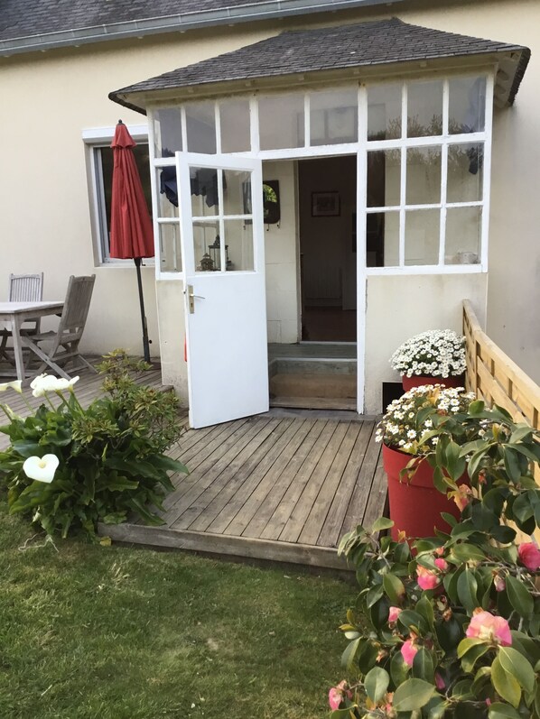 Exterior detail - HOUSE SEA VIEW 100M BEACHES WITH ENCLOSED GARDEN (Trédrez-Locquémeau)