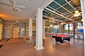 Games room - Porcelain Tile Throughout King, Queen, and Twins Beds (Davenport)