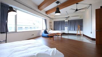 Comfort Double Room, 2 Double Beds, City View | Blackout drapes, free WiFi, bed sheets