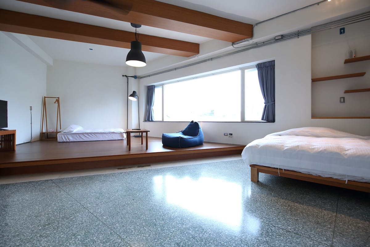 Comfort Double Room, 2 Double Beds, City View | Blackout drapes, WiFi (free), bed sheets