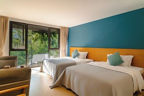 Family Tree House, 2 Bedrooms | Minibar, blackout drapes, free WiFi - Meijie Mountain Hotspring Resort (Changzhou)