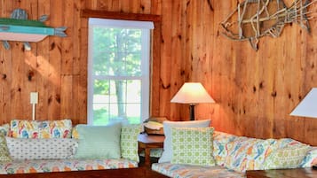 Fireplace, books