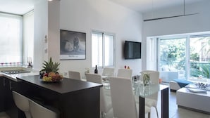 Classic Apartment, 2 Bedrooms, Terrace | In-room dining - Holyguest - Adam Hacohen (Tel Aviv)