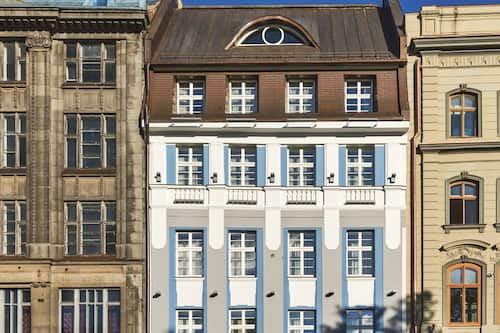 Façade de l’hébergement