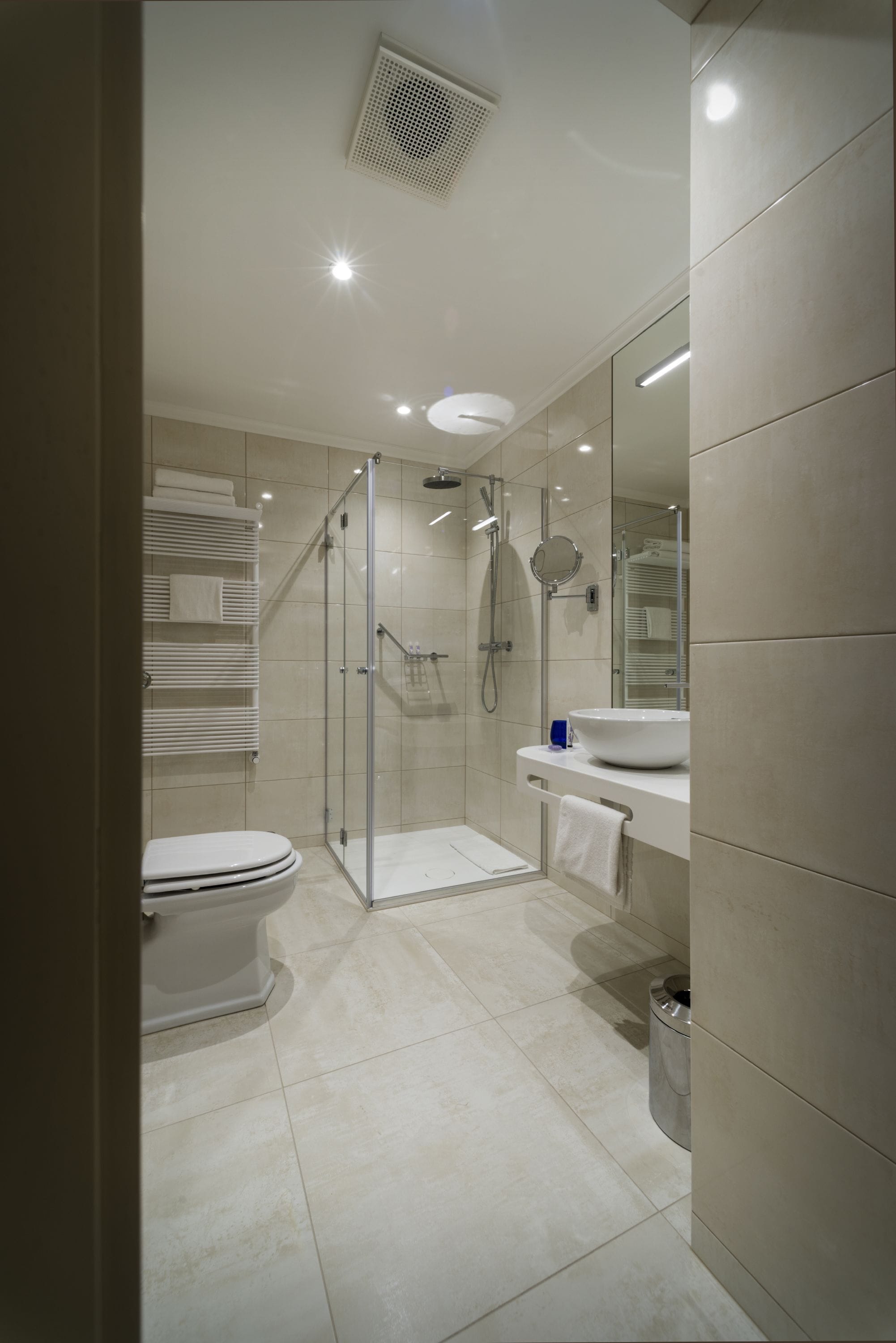 free toiletries, hair dryer, bathrobes, slippers