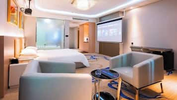 Minibar, desk, iron/ironing board, free WiFi