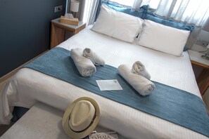 Economy Double Room | Pillowtop beds, blackout drapes, soundproofing, iron/ironing board - Be My Guest Athens (Athens)