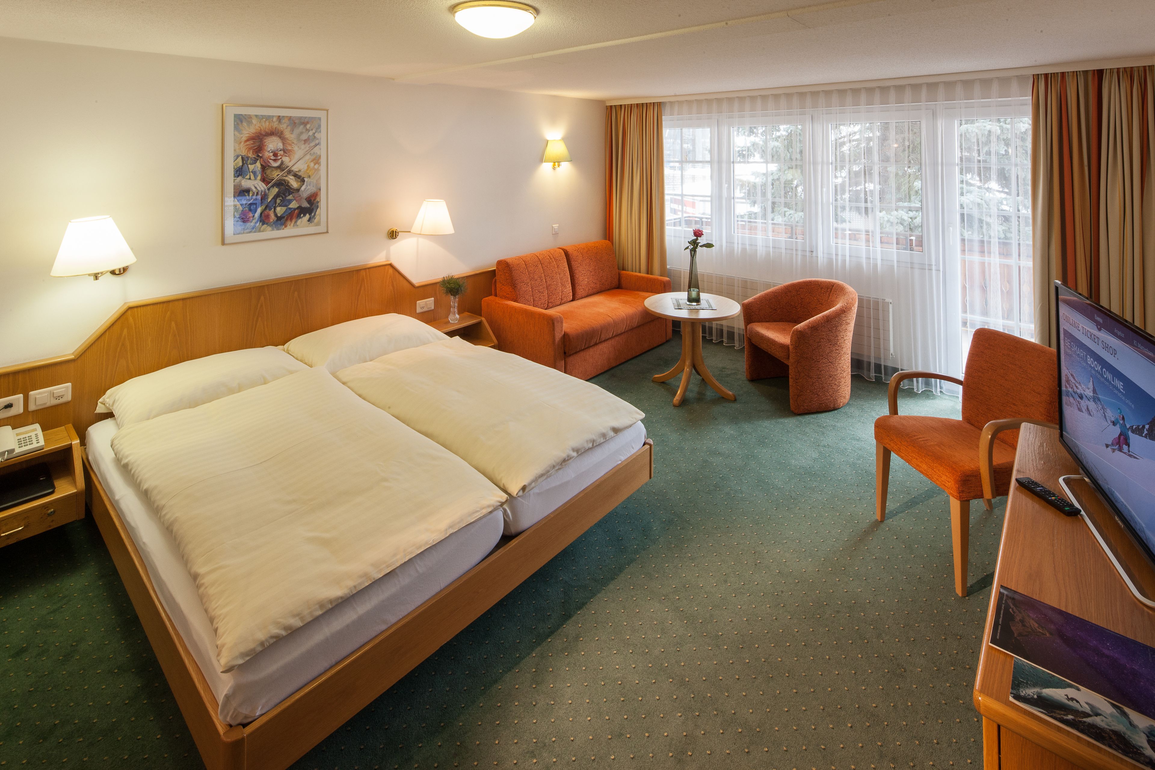 superior double or twin room | premium bedding, in-room safe, desk, iron/ironing board