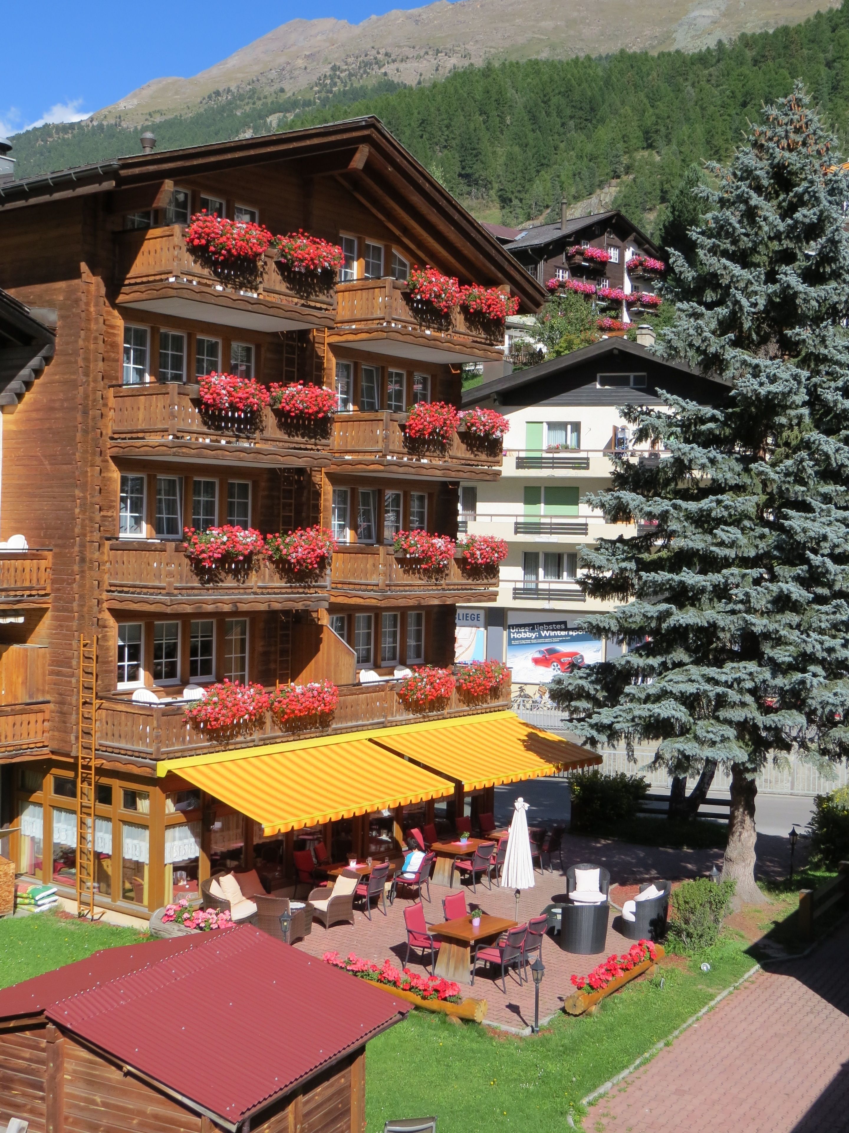 Façade de l’hébergement