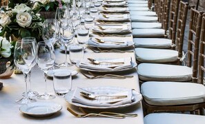 Espace banquet en plein air