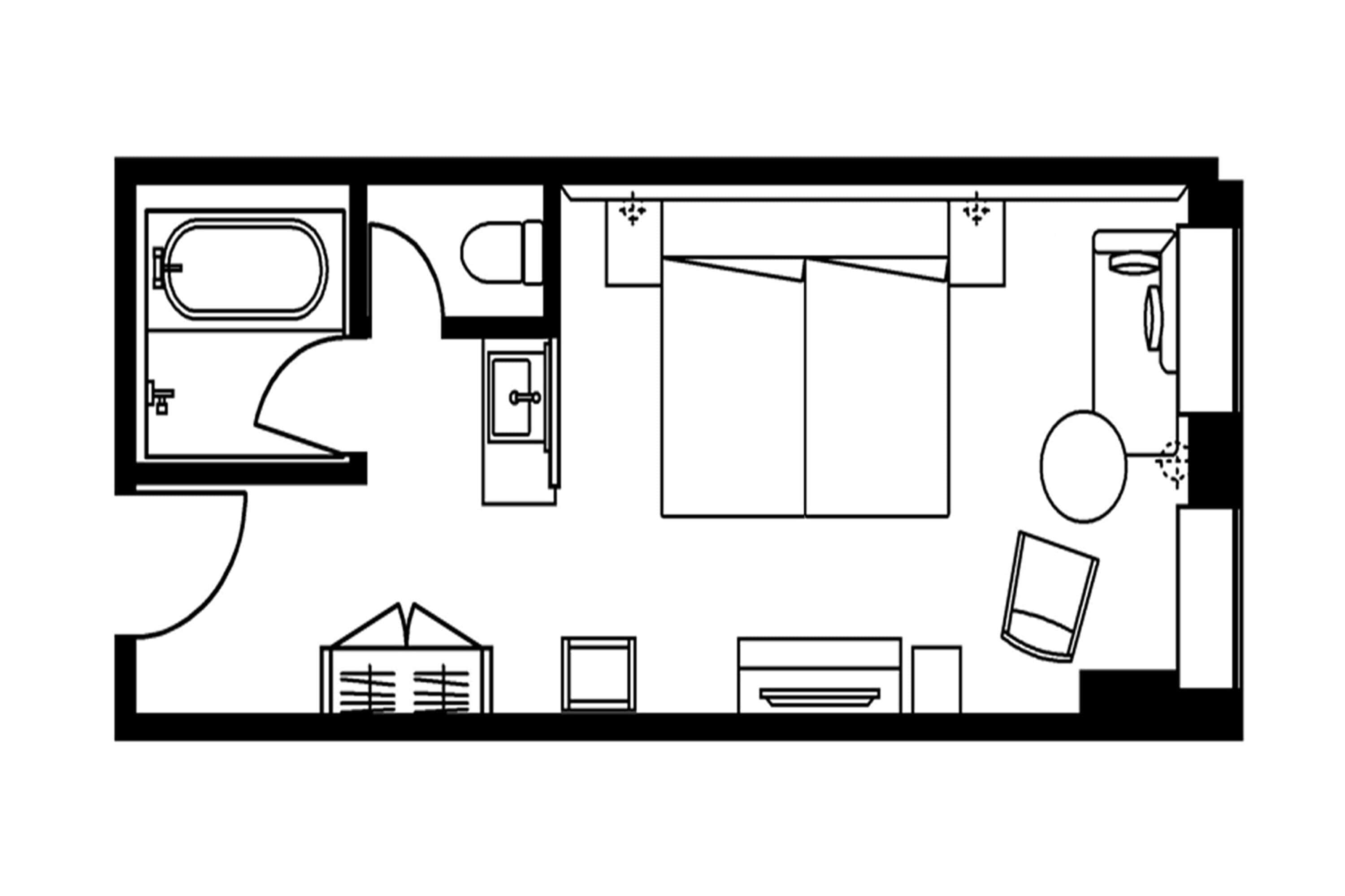 premium bedding, down duvets, in-room safe, blackout curtains