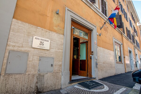 Voorkant van accommodatie