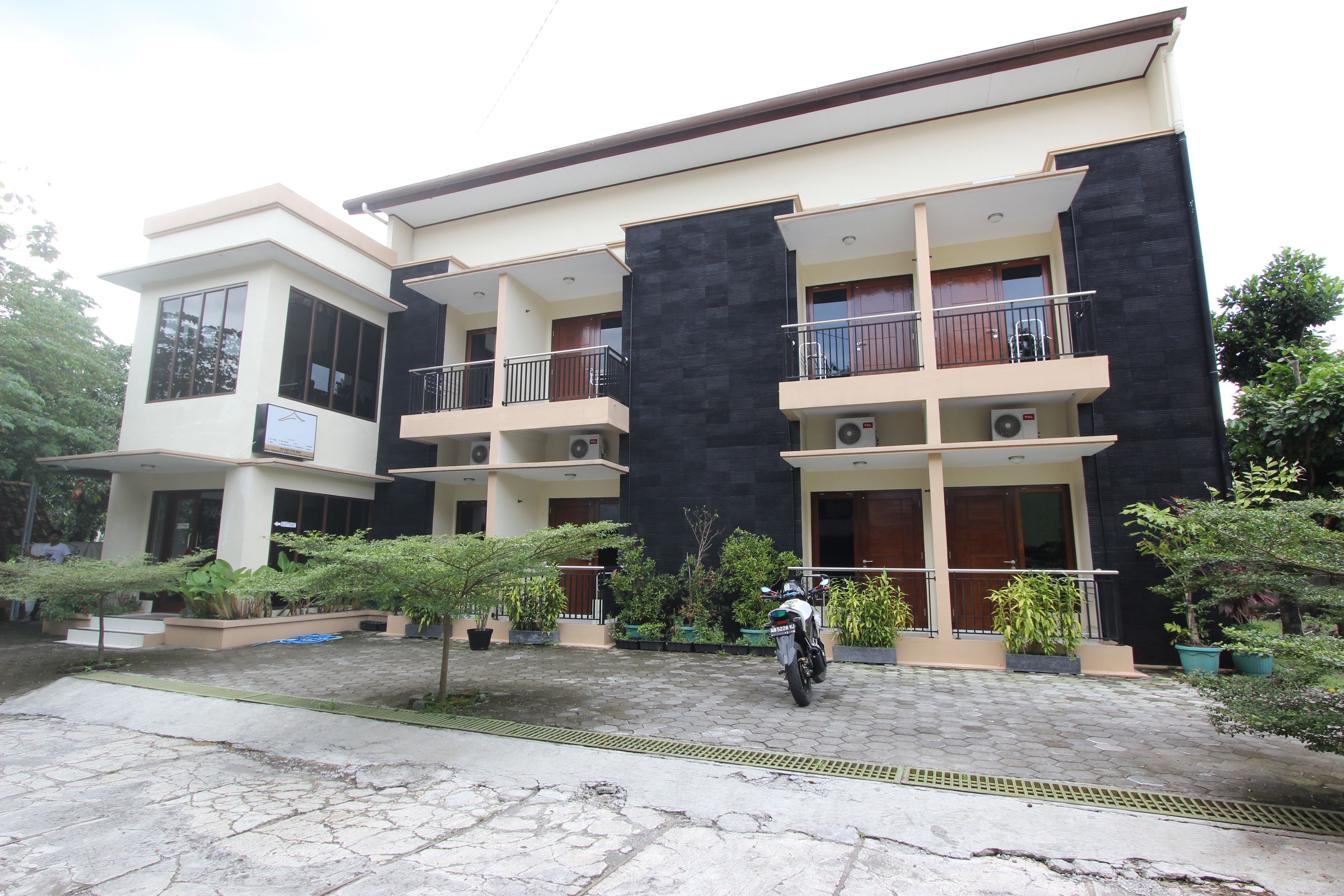 Façade de l’hébergement