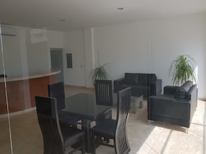 Lobby sitting area