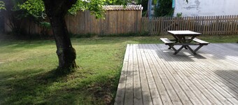 1,1 km from the beach, 100 m from the cycling tracks, the river et the forest