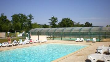 Indoor pool, a heated pool