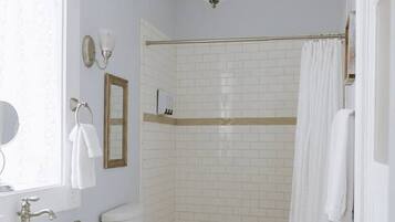 Bañera, secador de pelo