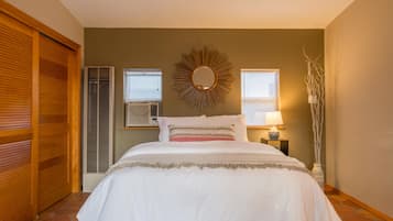 1 間睡房、熨斗/熨衫板、免費 Wi-Fi、床單