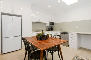 House, 2 Bedrooms | Private kitchen | Full-sized fridge, microwave, oven, stovetop - BOUTIQUE STAYS - Carlton Terrace (Princes Hill)